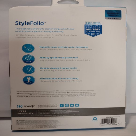 ** HOST PICK **  StyleFolio FOLIO Case iPad 9.7 Inch NWT - Picture 2 of 7
